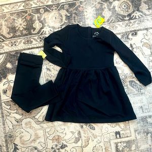 Primary Longs Sleeve Dress and Leggings